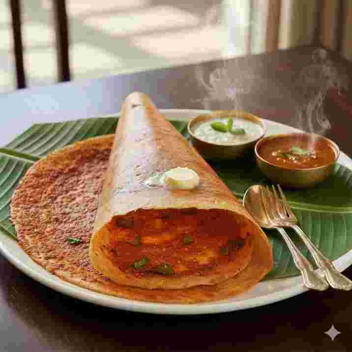 Garlic Roast Dosa
